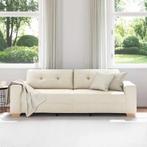 vidaXL 3-zits sofa in linnen 180 cm, Huis en Inrichting, Zetels | Zetels, Verzenden, Nieuw