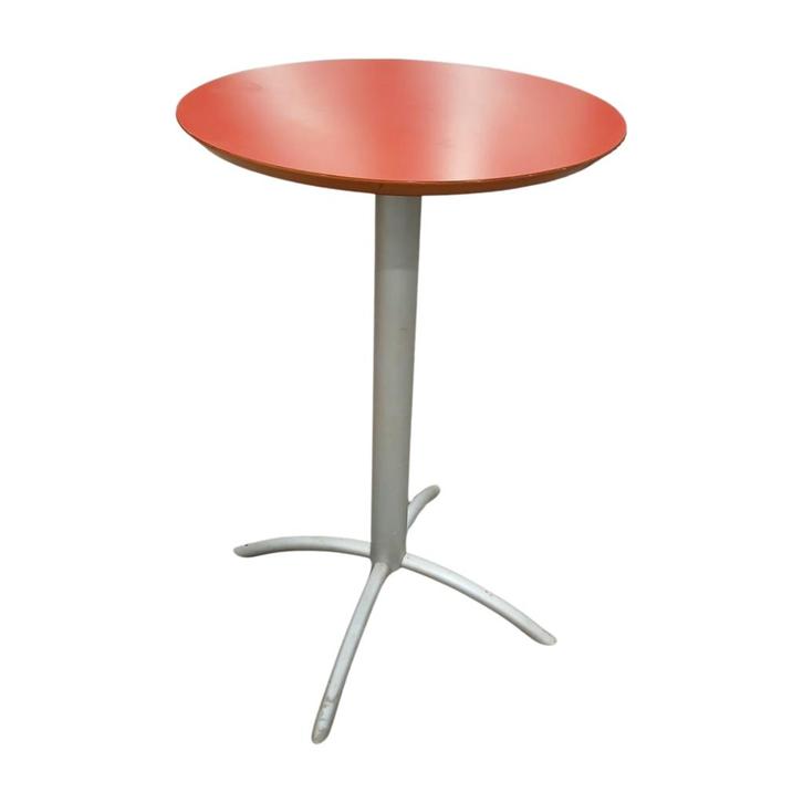 Statafel Ø69 cm hoogte 111 5 cm metalen onderstel rond, Zakelijke goederen, Overige Zakelijke goederen, Ophalen of Verzenden