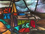 Glas-in-loodraam - 1960-1970, Antiek en Kunst