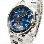 Seiko - Chronograph watch 50M Blue Dial - Zonder