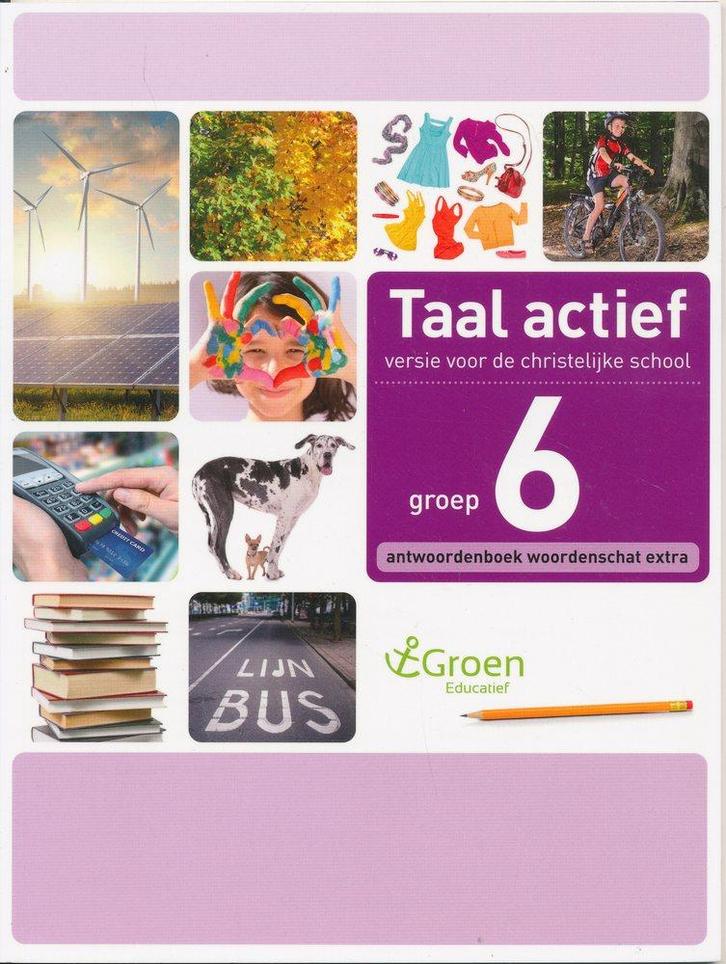 Taal Actief christelijke versie antwoordenboek woordenschat, Boeken, Schoolboeken, Verzenden