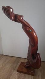 Snijwerk, Sculpture organique - 66 cm - Mahonie