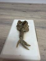 Bloksnijwerk, Presse papier pique plume - 7 cm - Verguld