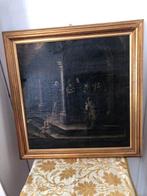 Italiaanse school (XVIII) - Scena sacra all’interno di una