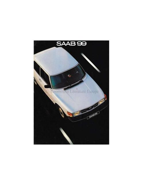 1981 SAAB 99 BROCHURE NEDERLANDS, Livres, Autos | Brochures & Magazines, Enlèvement ou Envoi