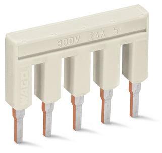 Wago TopJob S 5-Weg Geïsoleerde Brug Jumper - 2002-405 [5, Bricolage & Construction, Électricité & Câbles, Envoi