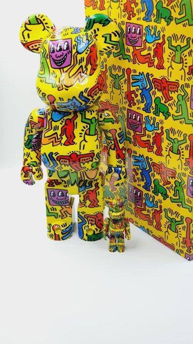 NO RESERVE Medicom Toy x Keith Haring - Be@rbrick  Keith, Antiek en Kunst, Kunst | Schilderijen | Modern