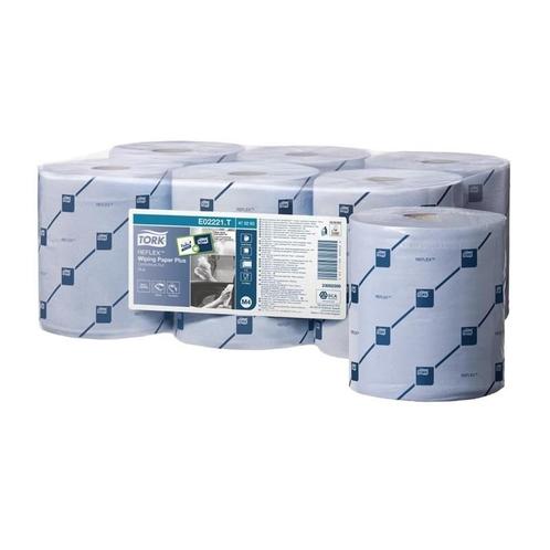 Reflex handdoekrollen blauw | 6 stuks | 2 laags | Ca. 429, Zakelijke goederen, Horeca | Keukenapparatuur, Nieuw in verpakking