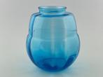 W.J. Rozendaal - Kristalunie Maastricht - Vase Alcyon bleu, Antiquités & Art, Antiquités | Verre & Cristal