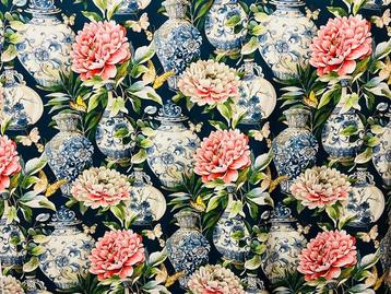 Tissu en coton - une élégance intemporelle pour votre maison, Antiquités & Art