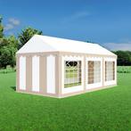 Partytent 3x6 PVC - Classic | Zandkleur / wit, Tuin en Terras, Verzenden, Partytent, Minder dan 4 meter, Nieuw