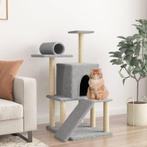 vidaXL Kattenmeubel met sisal krabpalen 110,5 cm lichtgrijs, Dieren en Toebehoren, Verzenden, Nieuw