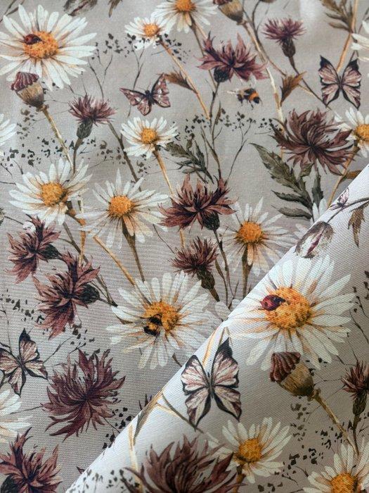 Elegante textiel voor interieurdecoratie - Engelse campagne, Antiek en Kunst, Antiek | Tapijten, Tafelkleden en Textiel