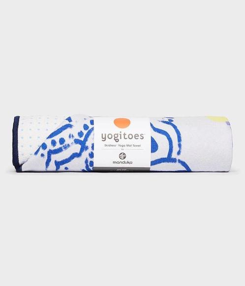Manduka Towels-yogitoes 2.0 rSkidless-Mat-Chakra -Print-Blue, Sport en Fitness, Yoga en Pilates, Yogamat, Nieuw, Ophalen of Verzenden