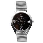 Fako® - Horloge - Rekband - Jhlf - Ø 40mm - Zilverkleurig -, Handtassen en Accessoires, Horloges | Dames, Nieuw, Verzenden
