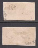 Pays-Bas 1852 - Koning Willem III, deux paires positionnées