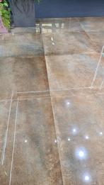 Dakar Bruin hoogglans 60x120 leviglass vloertegel wandtegel, Doe-het-zelf en Bouw, Tegels, Ophalen of Verzenden, Nieuw