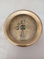 scheepsbarometer - Messing - barometer thermometer van, Antiek en Kunst
