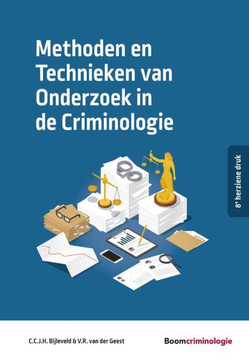 Studieboeken Criminologie & Veiligheid - Methoden en, Boeken, Wetenschap, Zo goed als nieuw, Verzenden