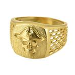 Ring - 18 karaat Geel goud, Handtassen en Accessoires, Antieke sieraden