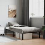 vidaXL Bedframe metaal zwart 90x200 cm, Huis en Inrichting, Slaapkamer | Bedden, Verzenden, Nieuw