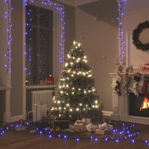 vidaXL Lichtslinger met 600 LEDs blauw 60 m PVC, Diversen, Kerst, Nieuw, Verzenden