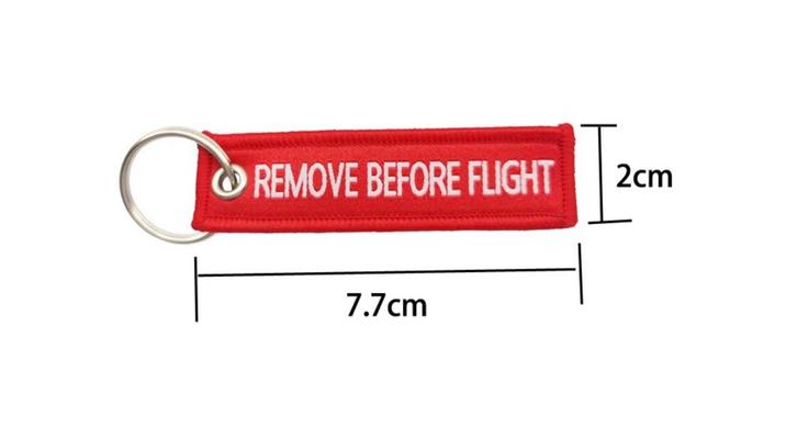 Remove before flight sleutelhanger mini, Verzamelen, Sleutelhangers, Nieuw, Ophalen of Verzenden
