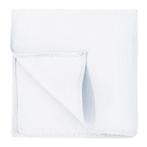 Fako Fashion - Pochette - Pochet - Gestreept - 22x22cm - Wit, Kleding | Heren, Verzenden, Nieuw