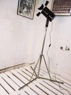 Statief vloerlamp - Vintage reflectorlamp - Aluminium,