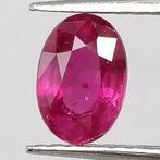 1 pcs  Robijn  - 0.75 ct - Instituto Gemólogico Español