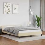 vidaXL Bedframe met hoofdeinde zonder matras 140x200 cm, Verzenden, Nieuw