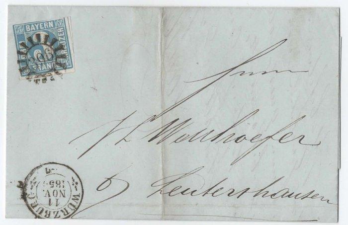 Oude Duitse Staten - Beieren 1849/1850 - Lotto van, Postzegels en Munten, Postzegels | Europa | Duitsland