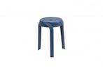 Set Van 6 Tabouret Aimé Donkerblauw, Huis en Inrichting, Stoelen, Nieuw, Blauw, Modern, Stof