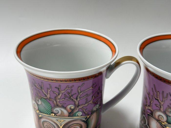 Rosenthal - Versace - Bekerglas - Beker met handvat - 9 cm -, Antiek en Kunst, Antiek | Glaswerk en Kristal