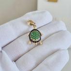 Hanger - 14 karaat Geel goud Zirkoon - Zirkoon - Onyx &