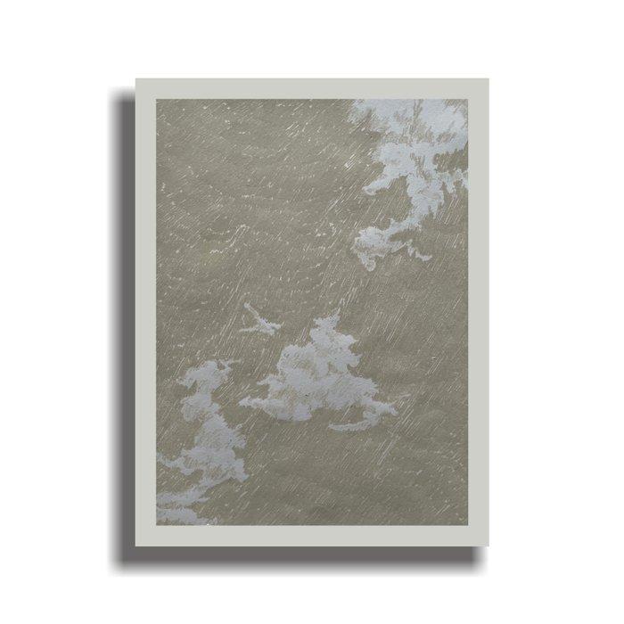 N. Magro - In Dialogue / two paired skies (Raw Umber” /, Antiek en Kunst, Kunst | Designobjecten