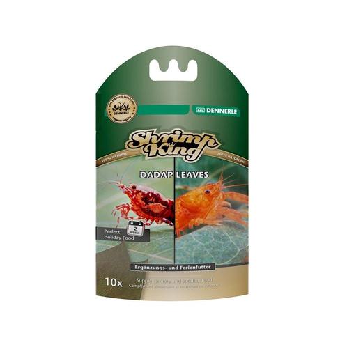 Dennerle Shrimp king Dadap Leaves 10 stuks, Dieren en Toebehoren, Vissen | Aquaria en Toebehoren, Nieuw, Verzenden