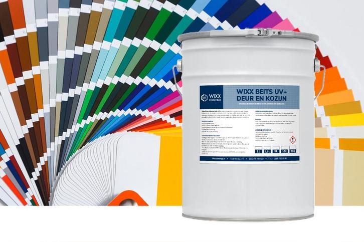 Wixx Deur en Kozijn Beits UV+ Mengkleur 1L, Doe-het-zelf en Bouw, Verf, Beits en Lak, Nieuw, Verzenden