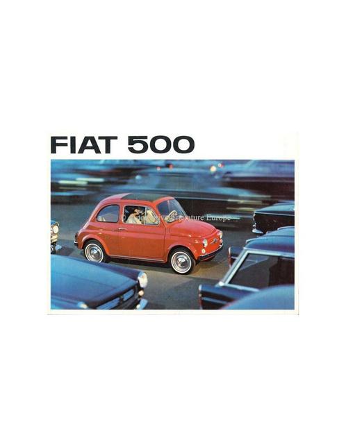1968 FIAT 500 D SUNROOF | GIARDINIERA BROCHURE NEDERLANDS, Boeken, Auto's | Folders en Tijdschriften
