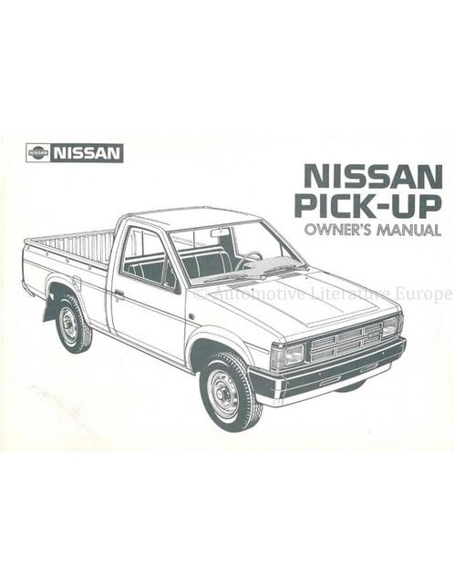 1986 NISSAN PICK-UP INSTRUCTIEBOEKJE ENGELS, Auto diversen, Handleidingen en Instructieboekjes