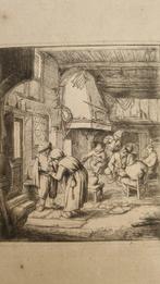 Adrien van Ostade - Il contadino che paga il suo debito, Antiek en Kunst