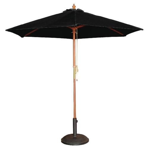 Parasol rond zwart 2,5 meter | 2,37(h) x 2,5(Ø)m Bolero, Zakelijke goederen, Horeca | Keukenapparatuur, Nieuw in verpakking, Verzenden