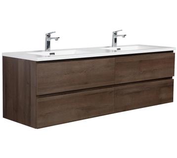 Badplaats Badkamermeubel Set Angela 160cm - Bruin Eiken beschikbaar voor biedingen