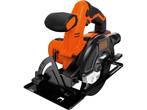 BLACK+DECKER BDCCS18N - Cirkelzaag 18V - Snoerloos 140 mm, Verzenden, Zo goed als nieuw
