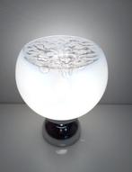 Tafellamp - Space Age-ontwerp - Geblazen glas - Verchroomd