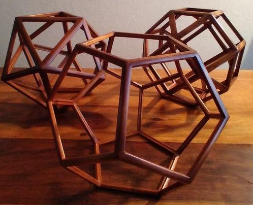 Globe - Da Vinci figures - Solides de Platon - Leau - la, Antiek en Kunst, Curiosa en Brocante