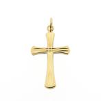 Gouden hanger van een kruis (religieus, kruis kettinghanger), Ophalen of Verzenden