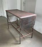 Tafel - Messing, Staal - Onderzoekstafel, Antiek en Kunst