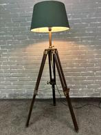 Staande lamp - Koper / Hout, Antiek en Kunst