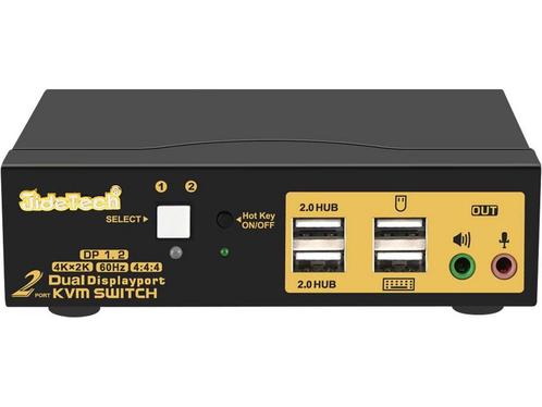 Auto detection Dual Monitor Displayport KVM switch, Huis en Inrichting, Woonaccessoires | Overige, Nieuw, Verzenden